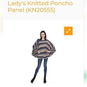 NWT Kamana Rising Poncho One Size Ombre Blue